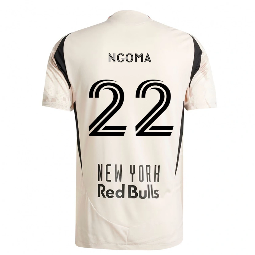 Danxen Women Serge Ngoma #22 Off-White Red Black Away Jersey 2026/27 T-Shirt