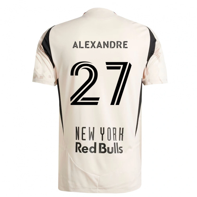 Danxen Women Davi Alexandre #27 Off-White Red Black Away Jersey 2026/27 T-Shirt