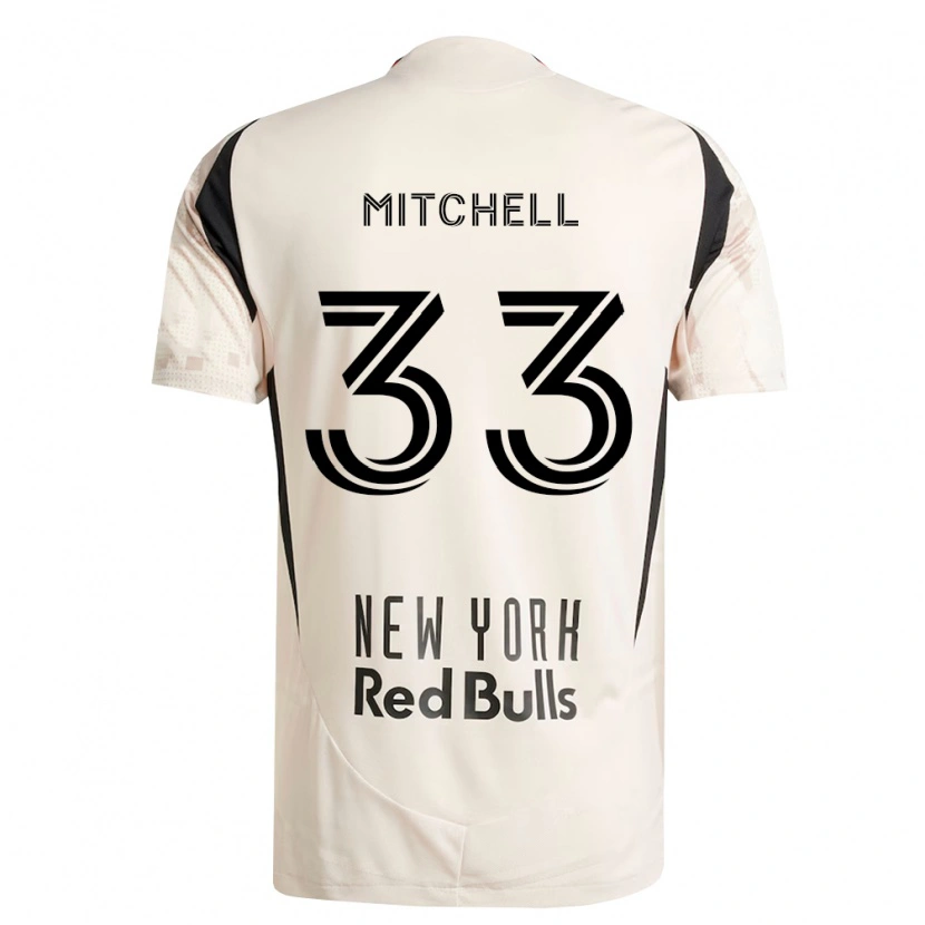 Danxen Women Roald Mitchell #33 Off-White Red Black Away Jersey 2026/27 T-Shirt