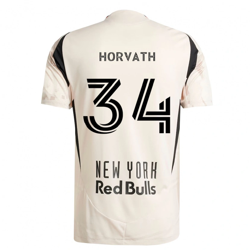 Danxen Women Ethan Horvath #34 Off-White Red Black Away Jersey 2026/27 T-Shirt