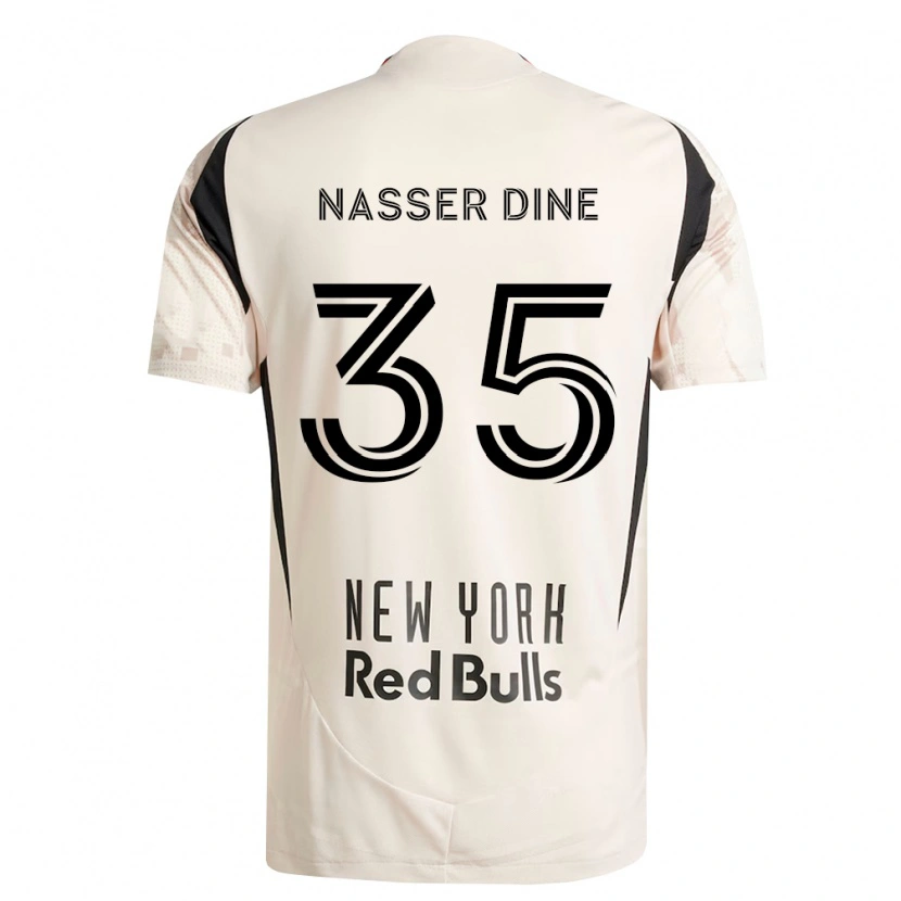 Danxen Women Abdellahi Nasser Dine #35 Off-White Red Black Away Jersey 2026/27 T-Shirt