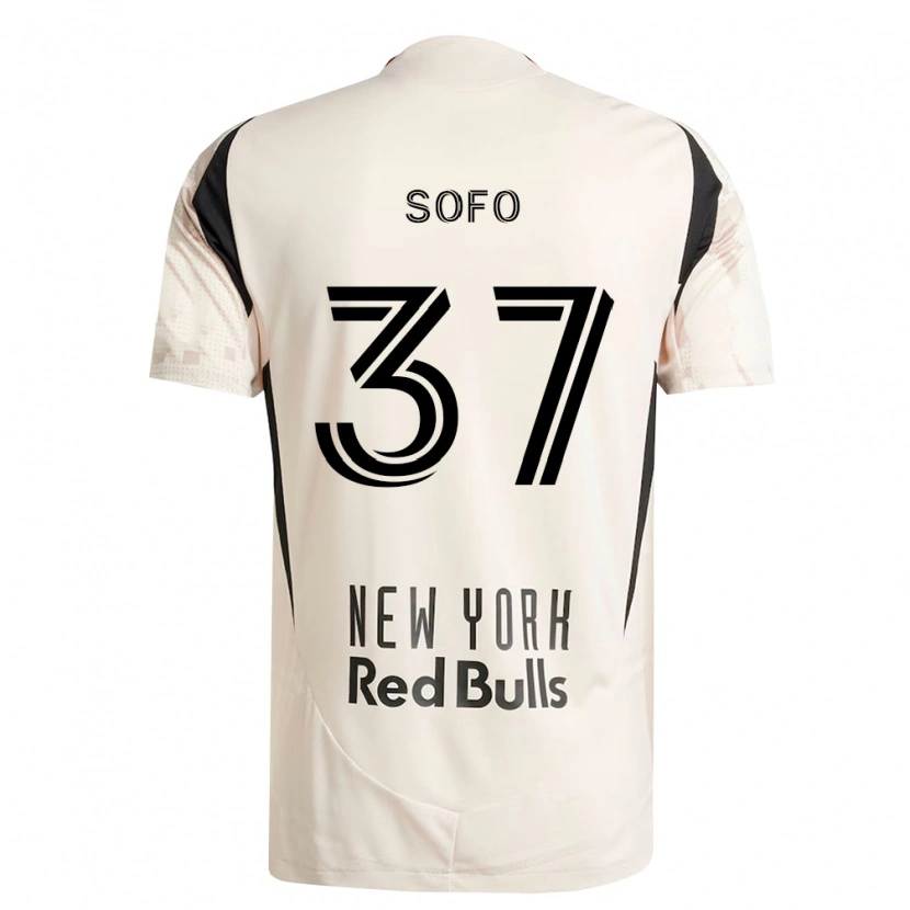 Danxen Women Mohammed Sofo #37 Off-White Red Black Away Jersey 2026/27 T-Shirt