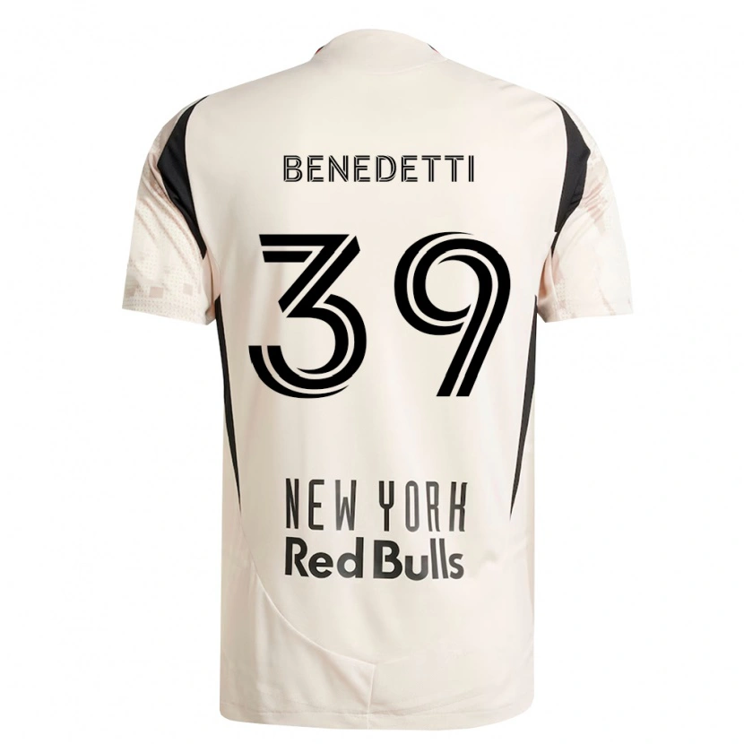 Danxen Women Nehuén Benedetti #39 Off-White Red Black Away Jersey 2026/27 T-Shirt