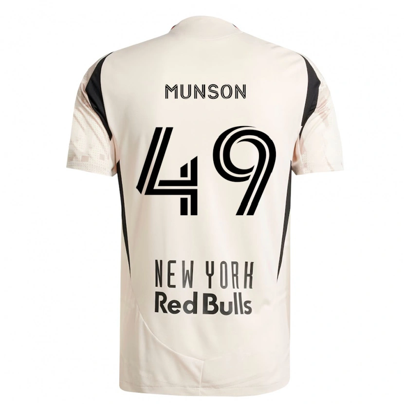 Danxen Women Josh Munson #49 Off-White Red Black Away Jersey 2026/27 T-Shirt
