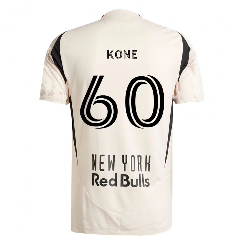 Danxen Women Sekou Kone #60 Off-White Red Black Away Jersey 2026/27 T-Shirt
