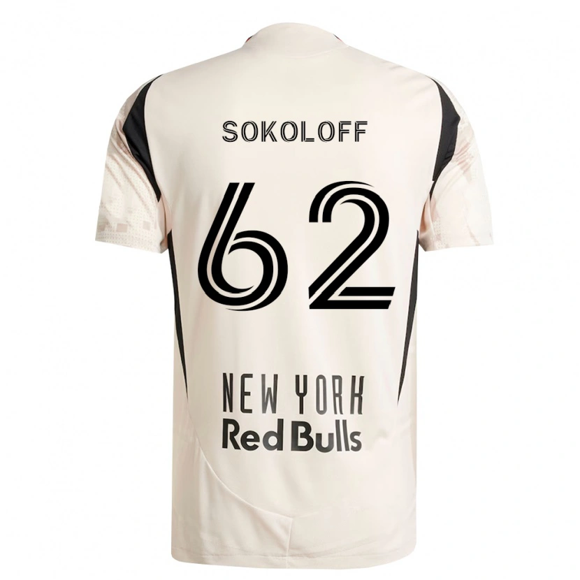 Danxen Women Paul Sokoloff #62 Off-White Red Black Away Jersey 2026/27 T-Shirt