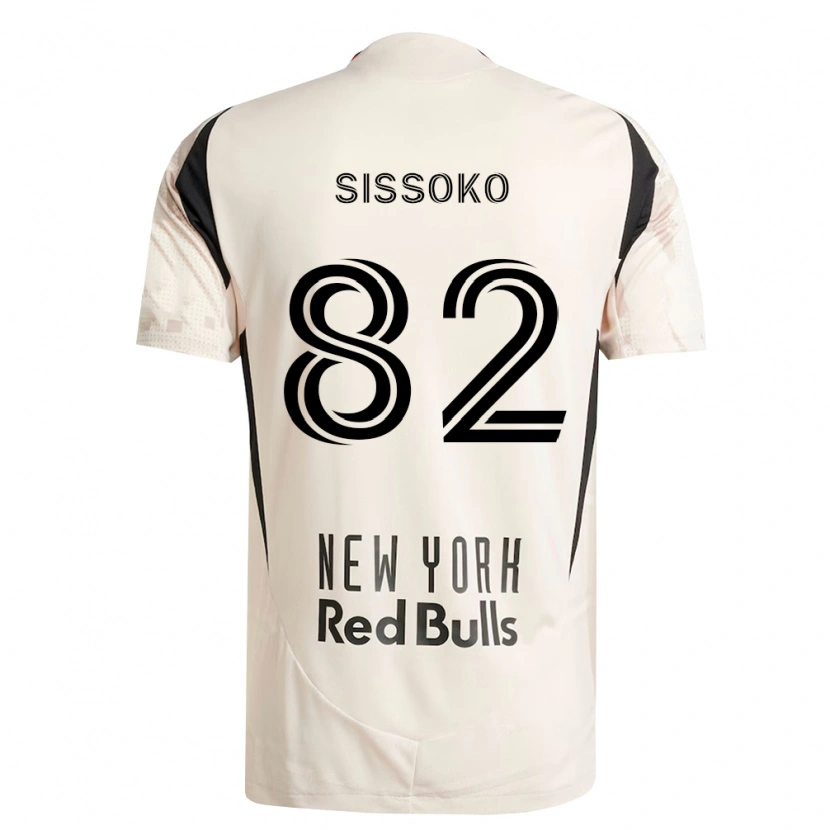 Danxen Women Makan Sissoko #82 Off-White Red Black Away Jersey 2026/27 T-Shirt
