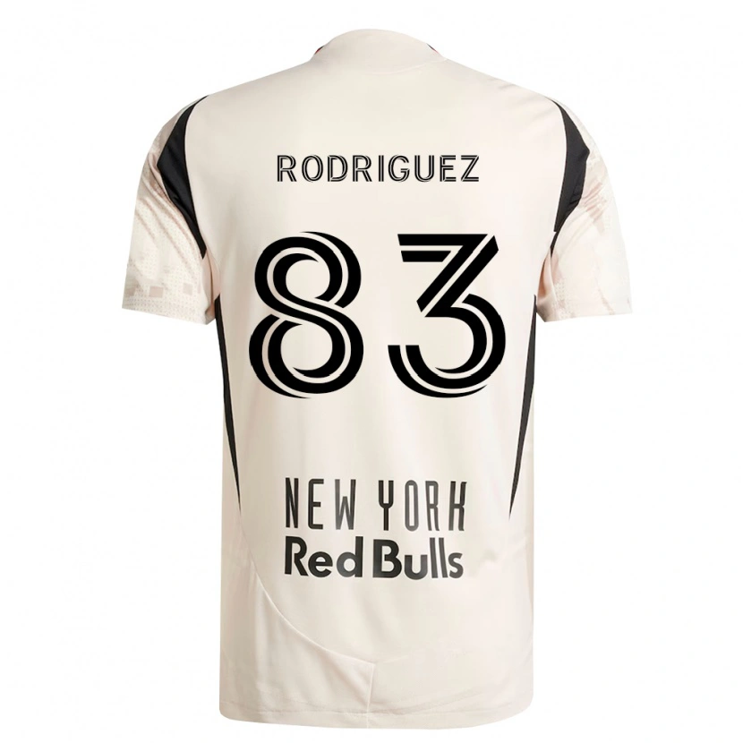 Danxen Women Benjamin Rodriguez #83 Off-White Red Black Away Jersey 2026/27 T-Shirt