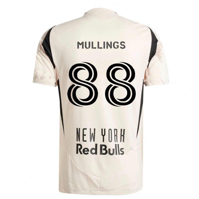 Danxen Women O'vonte Mullings #88 Off-White Red Black Away Jersey 2026/27 T-Shirt