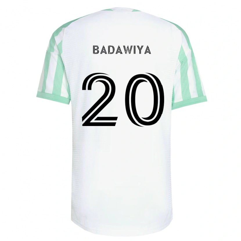Danxen Women Mo Badawiya #20 Light Green Black White Away Jersey 2026/27 T-Shirt