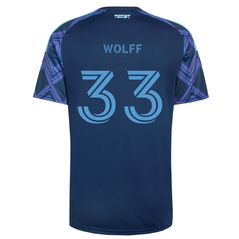 Danxen Women Owen Wolff #33 Royal Blue Purple Away Jersey 2026/27 T-Shirt