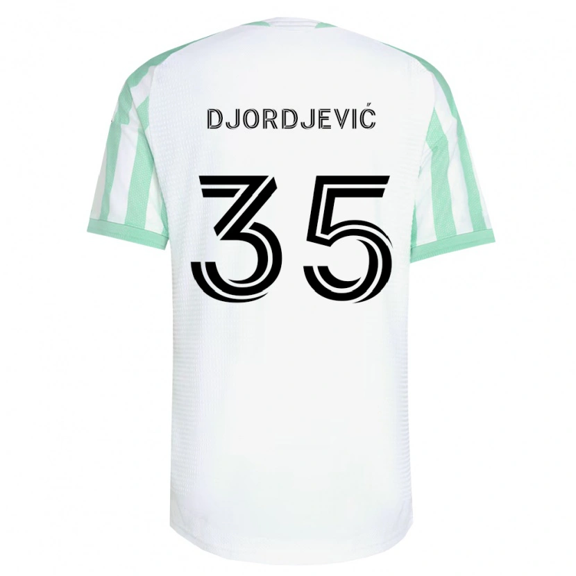 Danxen Women Mateja Djordjević #35 Light Green Black White Away Jersey 2026/27 T-Shirt