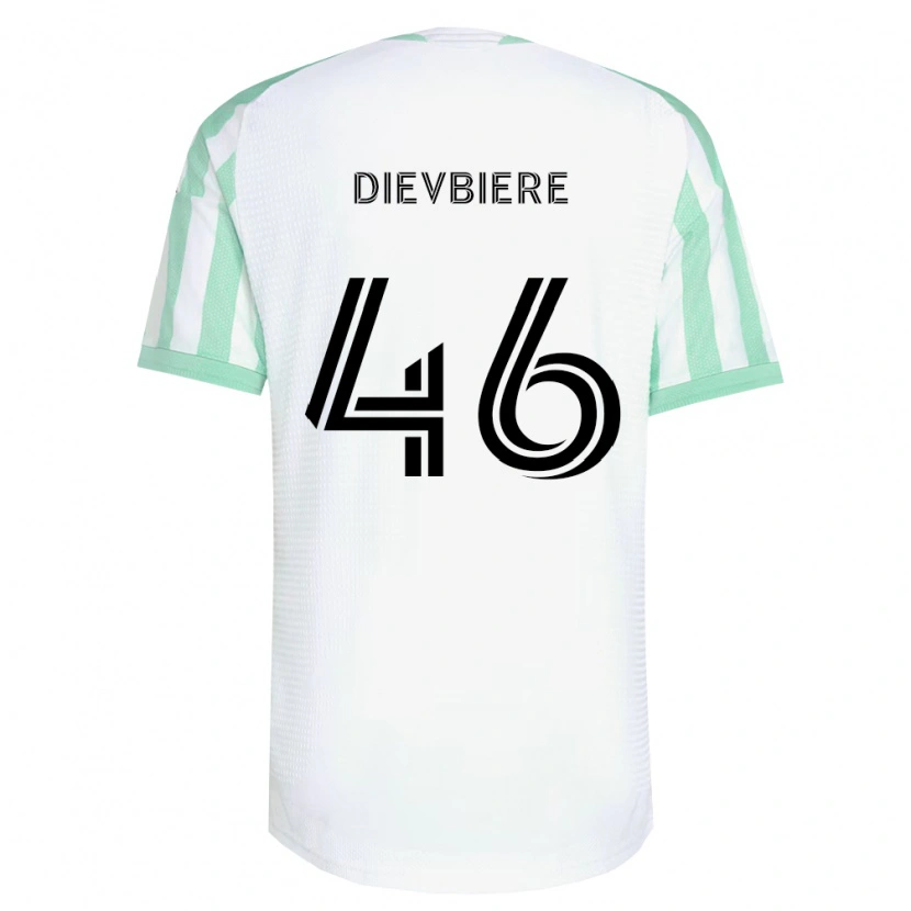Danxen Women Vona Dievbiere #46 Light Green Black White Away Jersey 2026/27 T-Shirt