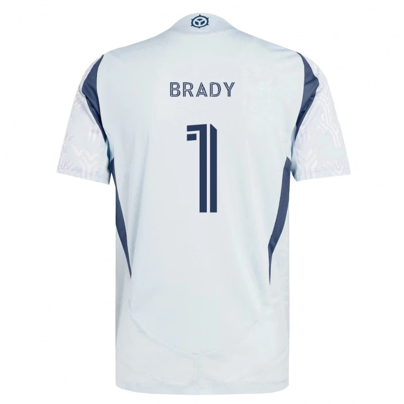 Danxen Women Chris Brady #1 Blue Gray White Away Jersey 2026/27 T-Shirt