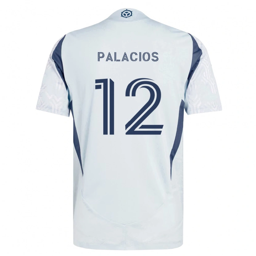 Danxen Women Denzel Palacios #12 Blue Gray White Away Jersey 2026/27 T-Shirt