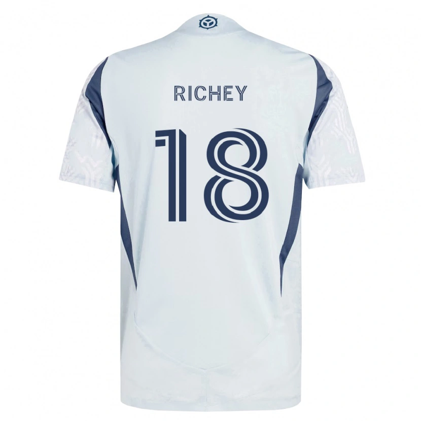 Danxen Women Spencer Richey #18 Blue Gray White Away Jersey 2026/27 T-Shirt
