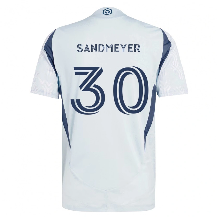 Danxen Women Jack Sandmeyer #30 Blue Gray White Away Jersey 2026/27 T-Shirt