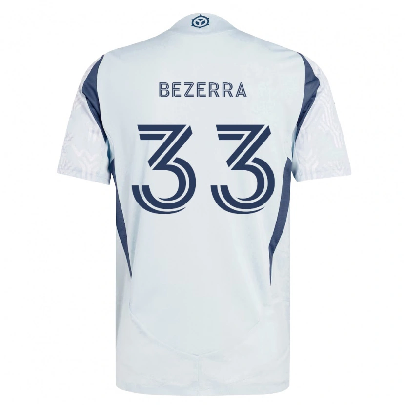 Danxen Women Victor Bezerra #33 Blue Gray White Away Jersey 2026/27 T-Shirt