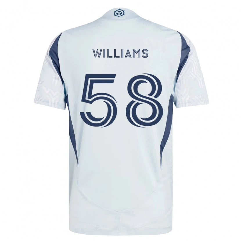 Danxen Women Brody Williams #58 Blue Gray White Away Jersey 2026/27 T-Shirt