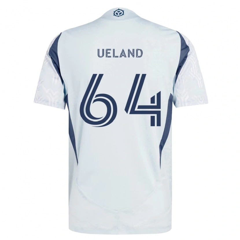 Danxen Women Andreas Ueland #64 Blue Gray White Away Jersey 2026/27 T-Shirt
