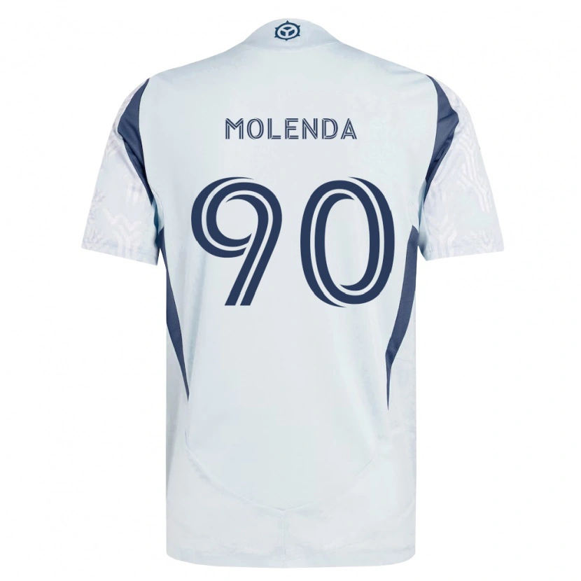 Danxen Women David Molenda #90 Blue Gray White Away Jersey 2026/27 T-Shirt