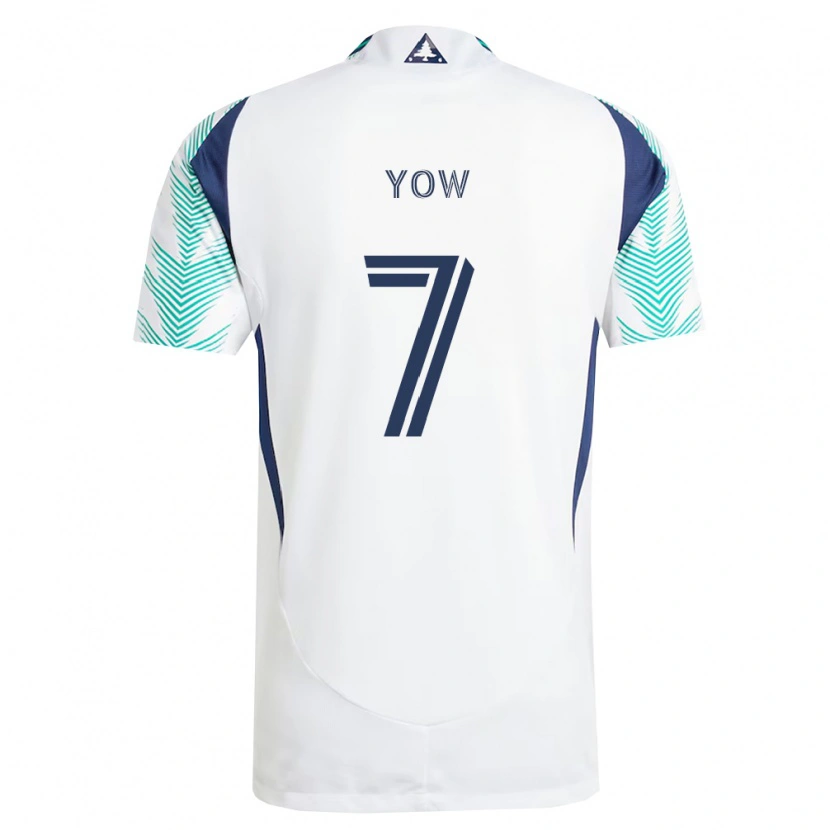 Danxen Women Griffin Yow #7 White Navy Blue Light Green Away Jersey 2026/27 T-Shirt