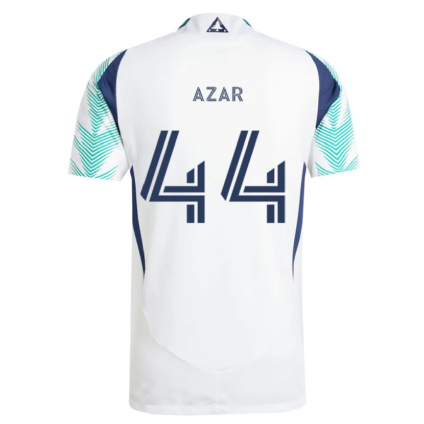 Danxen Women Logan Azar #44 White Navy Blue Light Green Away Jersey 2026/27 T-Shirt