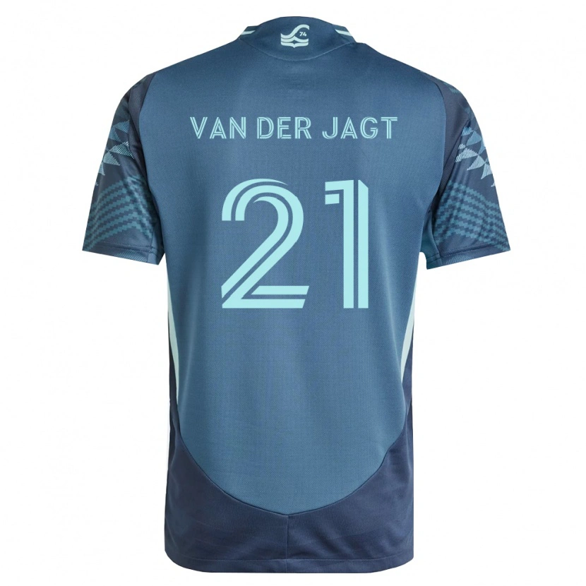 Danxen Women Olivia Van Der Jagt #21 Navy Blue Green Away Jersey 2026/27 T-Shirt