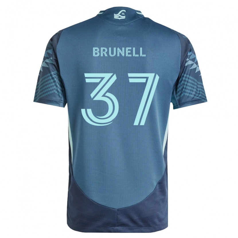 Danxen Women Snyder Brunell #37 Navy Blue Green Away Jersey 2026/27 T-Shirt