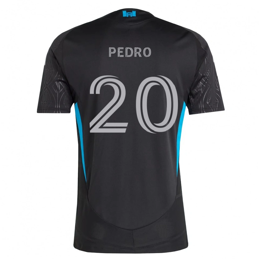 Danxen Women João Pedro #20 Black White Sky Blue Away Jersey 2026/27 T-Shirt