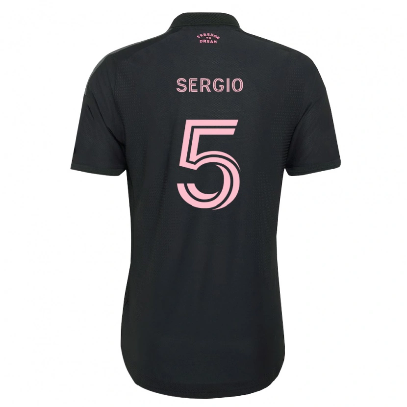 Danxen Women Sergio Busquets #5 Pink Black White Away Jersey 2026/27 T-Shirt