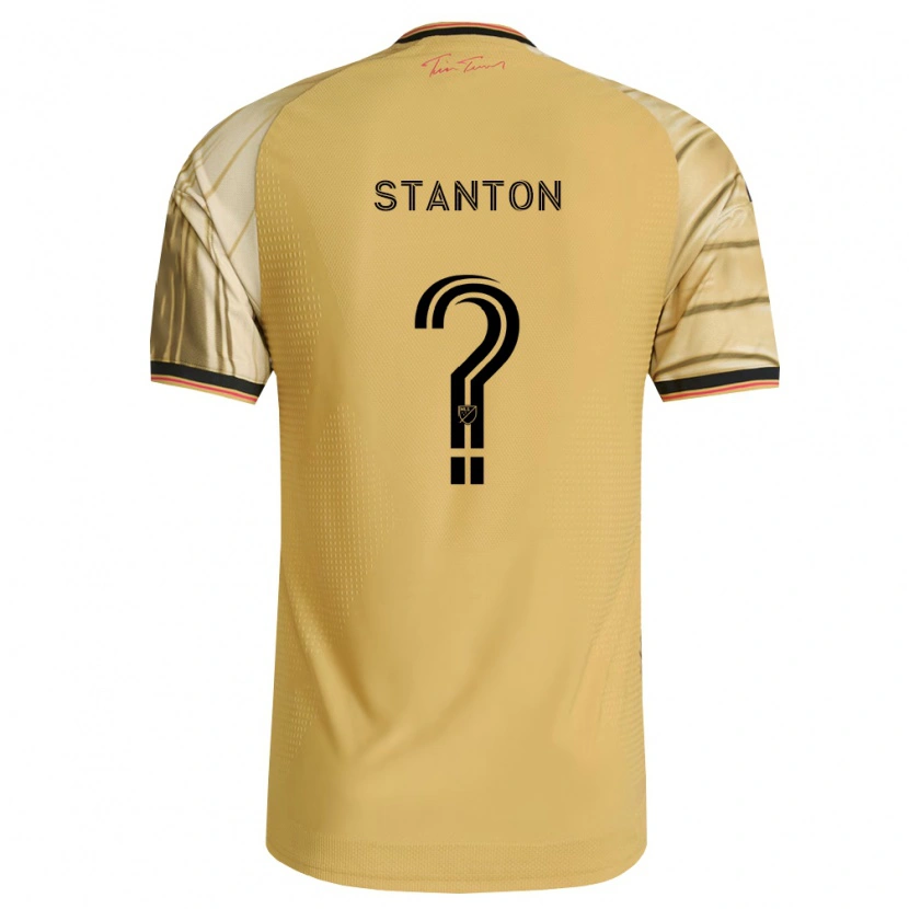 Danxen Women Zachary Stanton #0 Brown Yellow Black Away Jersey 2026/27 T-Shirt
