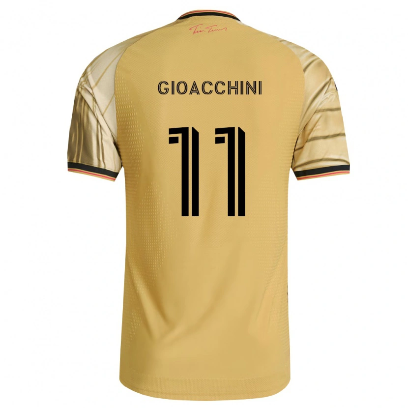 Danxen Women Nicholas Gioacchini #11 Brown Yellow Black Away Jersey 2026/27 T-Shirt