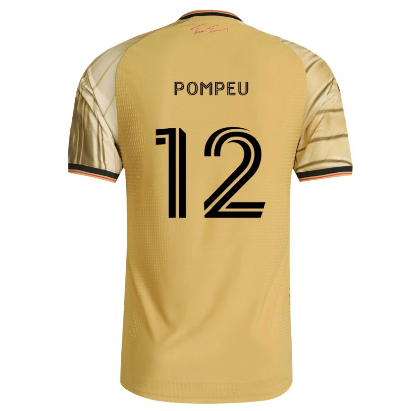Danxen Women Célio Pompeu #12 Brown Yellow Black Away Jersey 2026/27 T-Shirt