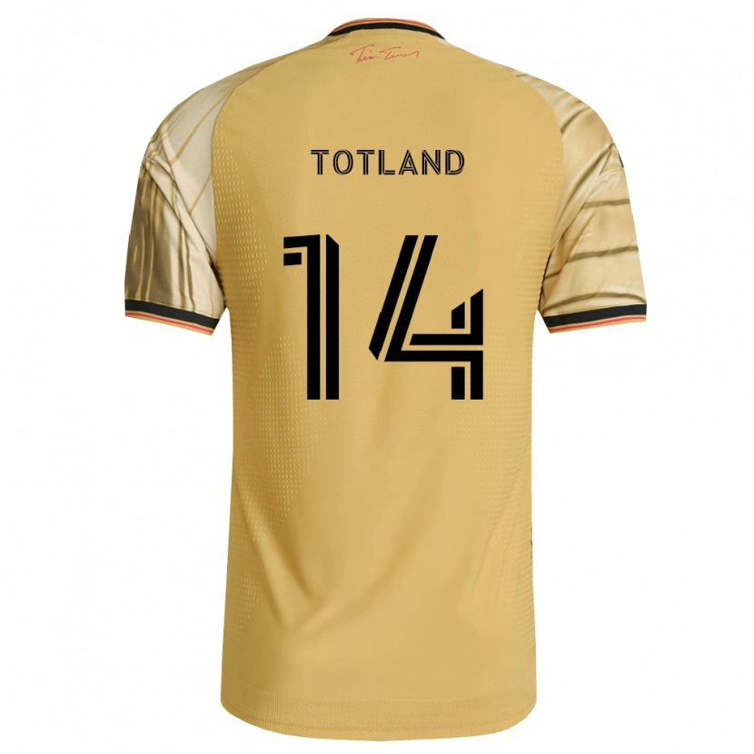 Danxen Women Tomas Totland #14 Brown Yellow Black Away Jersey 2026/27 T-Shirt
