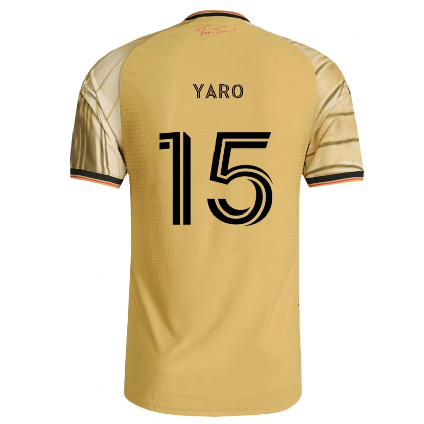 Danxen Women Joshua Yaro #15 Brown Yellow Black Away Jersey 2026/27 T-Shirt