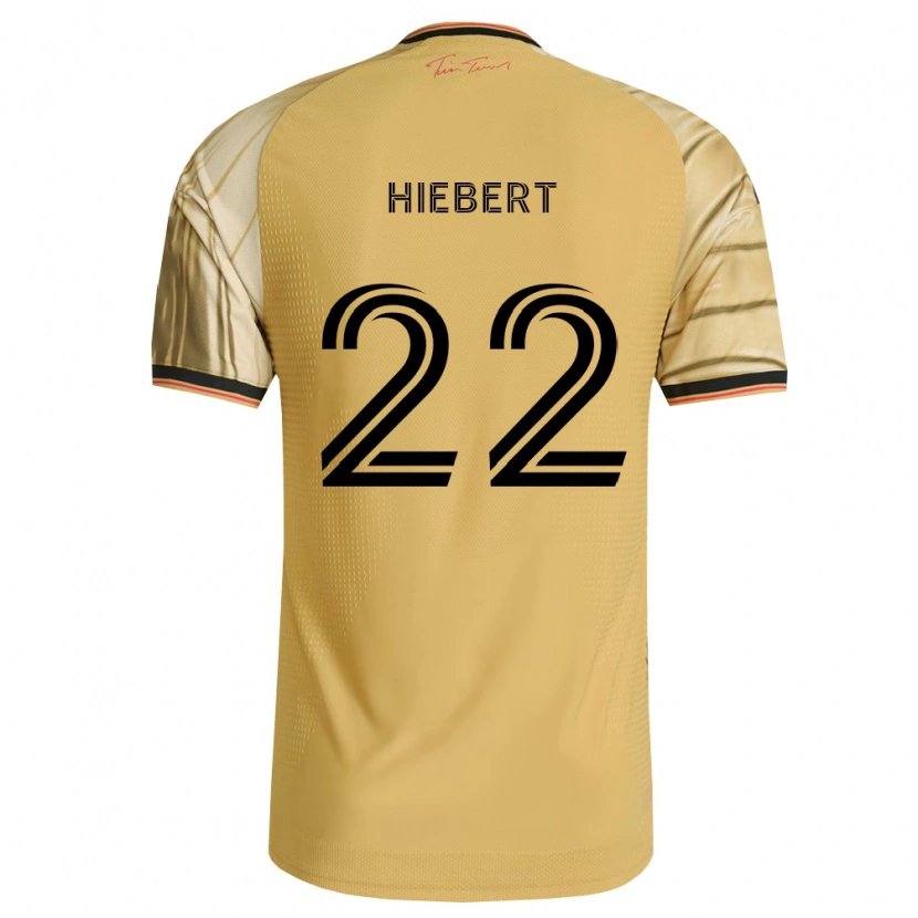 Danxen Women Kyle Hiebert #22 Brown Yellow Black Away Jersey 2026/27 T-Shirt