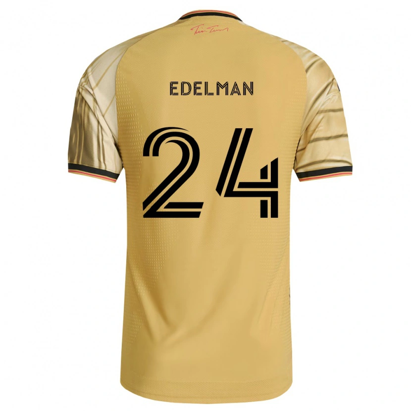Danxen Women Daniel Edelman #24 Brown Yellow Black Away Jersey 2026/27 T-Shirt