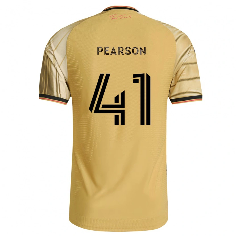 Danxen Women Christopher Pearson #41 Brown Yellow Black Away Jersey 2026/27 T-Shirt