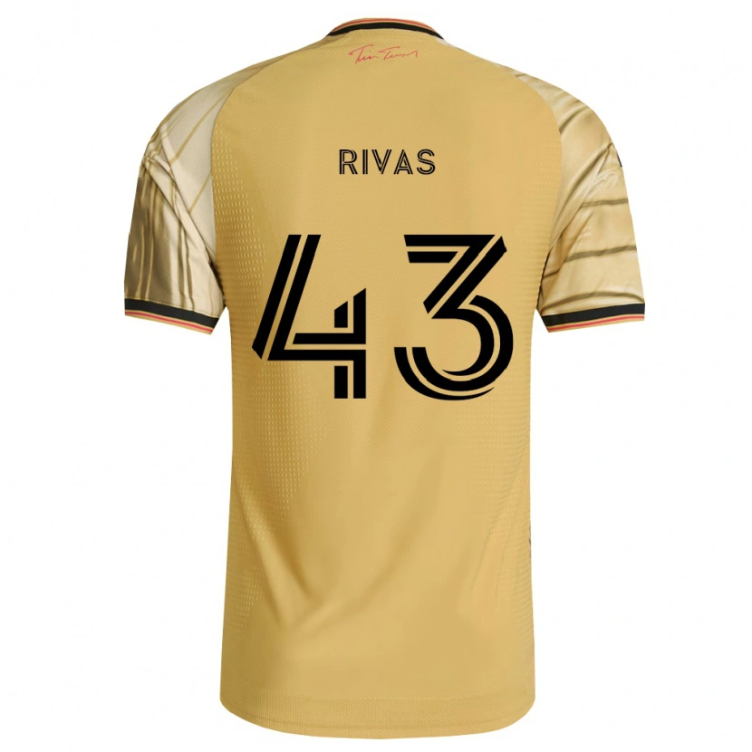 Danxen Women Sergio Rivas #43 Brown Yellow Black Away Jersey 2026/27 T-Shirt