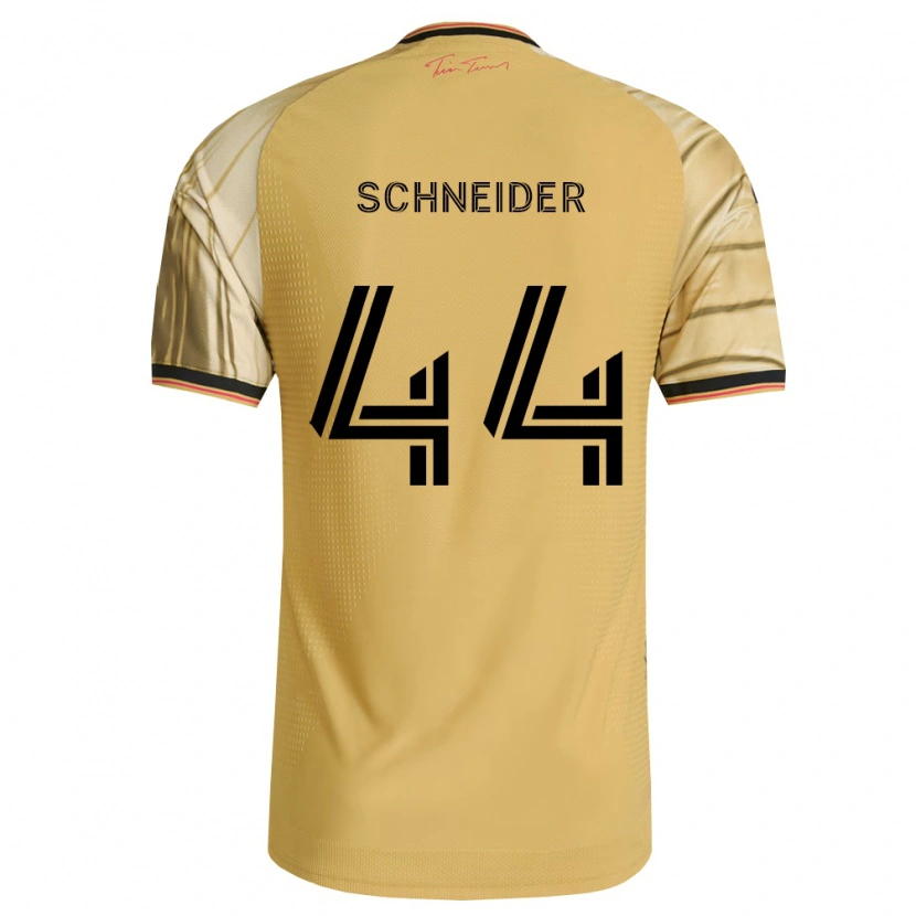 Danxen Women Max Schneider #44 Brown Yellow Black Away Jersey 2026/27 T-Shirt