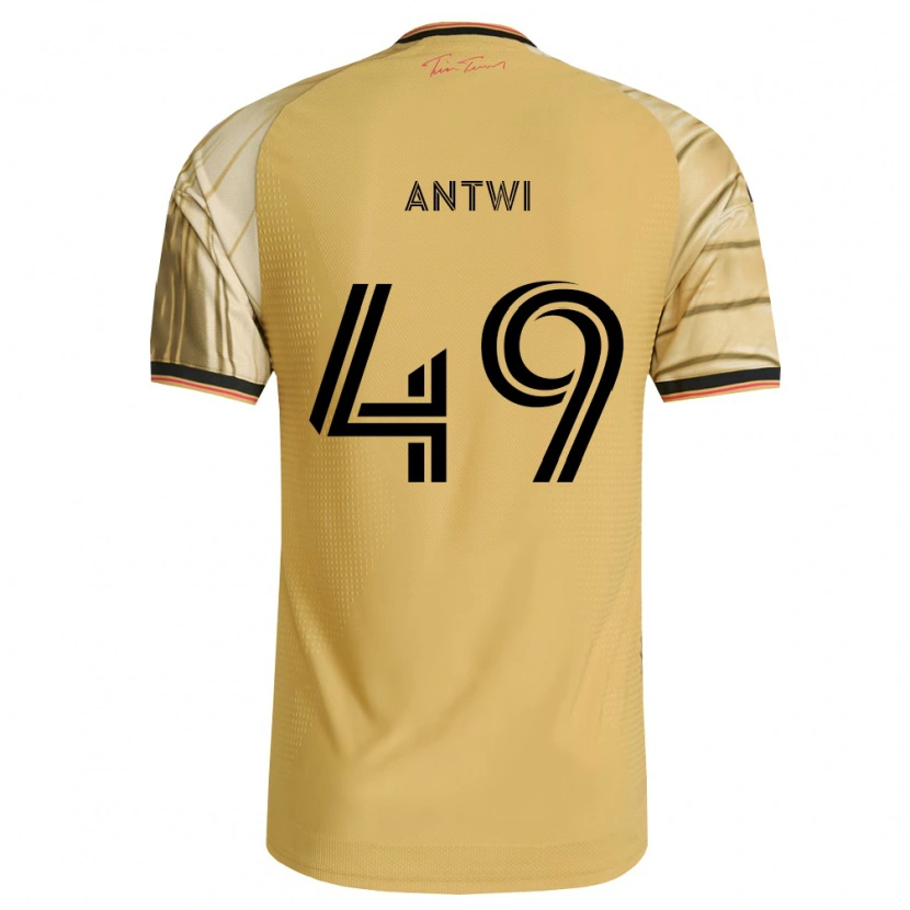 Danxen Women Seth Antwi #49 Brown Yellow Black Away Jersey 2026/27 T-Shirt