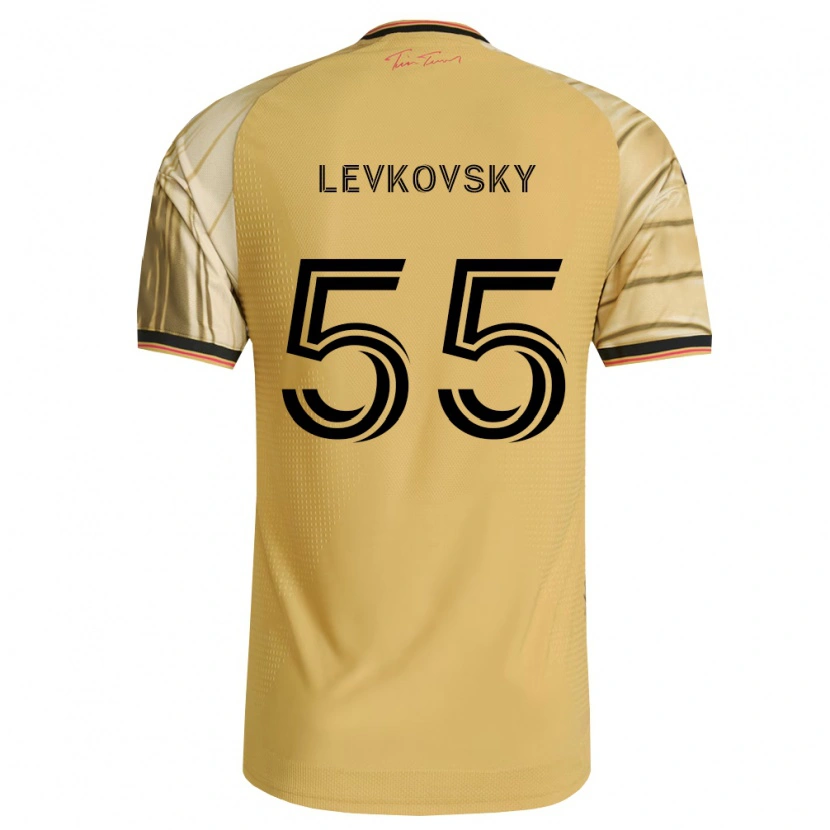 Danxen Women Miroslav Levkovsky #55 Brown Yellow Black Away Jersey 2026/27 T-Shirt