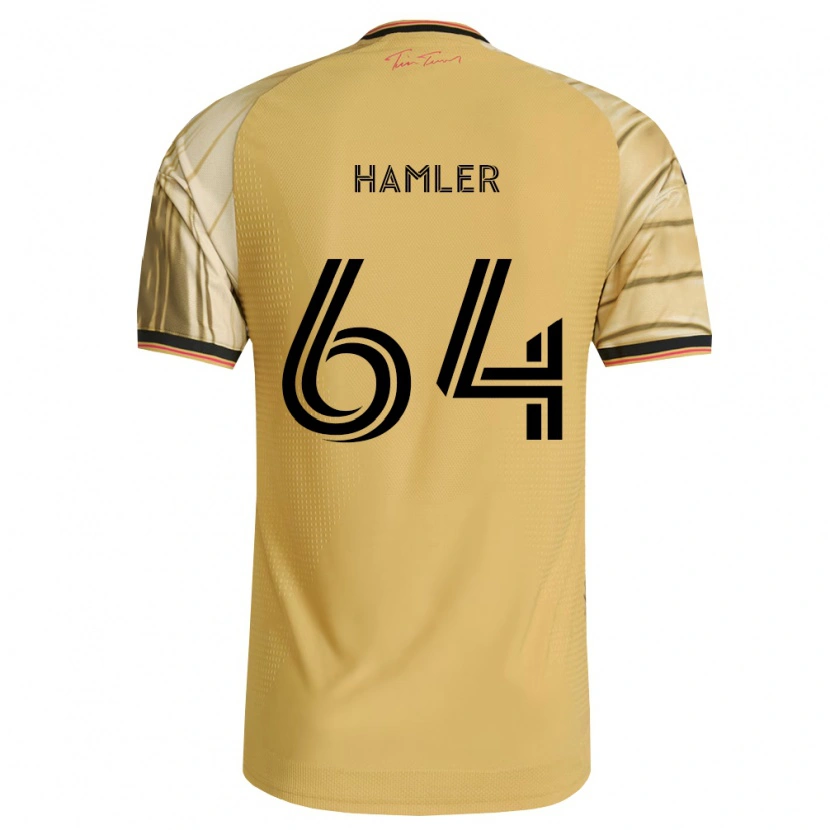 Danxen Women Cobe Hamler #64 Brown Yellow Black Away Jersey 2026/27 T-Shirt