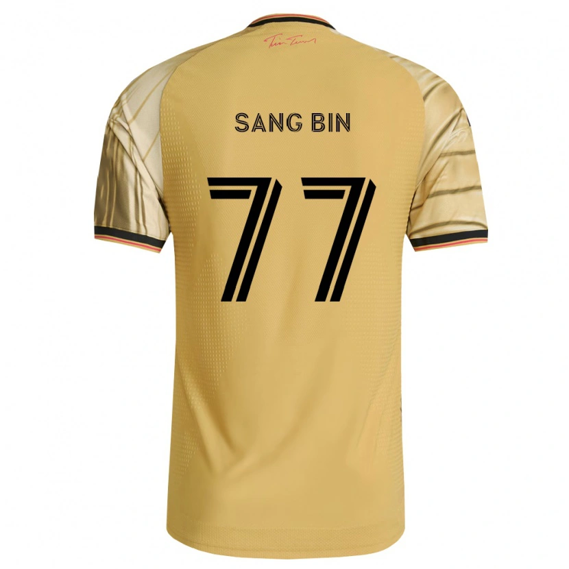 Danxen Women Sang-Bin Jeong #77 Brown Yellow Black Away Jersey 2026/27 T-Shirt