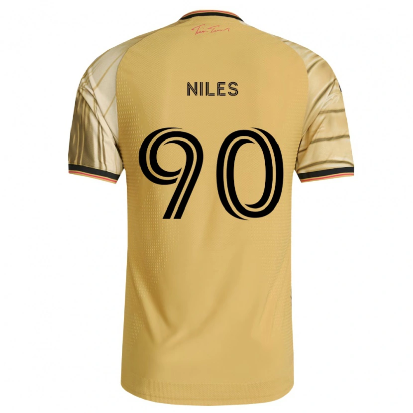 Danxen Women Eddie Niles #90 Brown Yellow Black Away Jersey 2026/27 T-Shirt