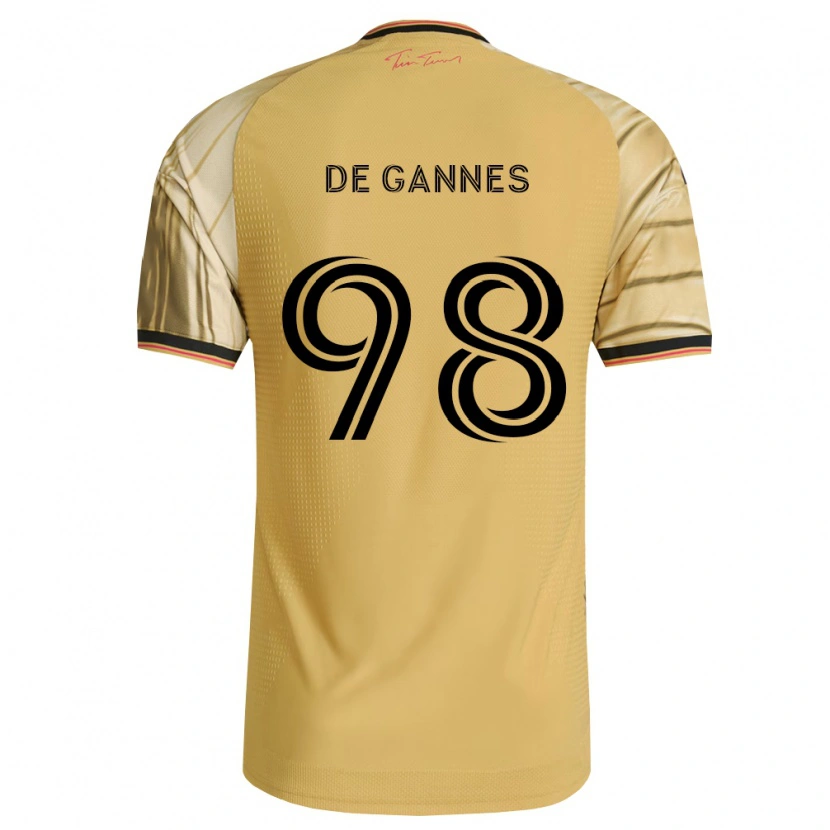 Danxen Women Andrew De Gannes #98 Brown Yellow Black Away Jersey 2026/27 T-Shirt