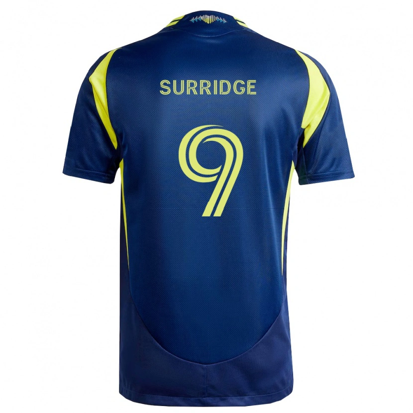 Danxen Women Sam Surridge #9 Yellow Navy Blue Away Jersey 2026/27 T-Shirt