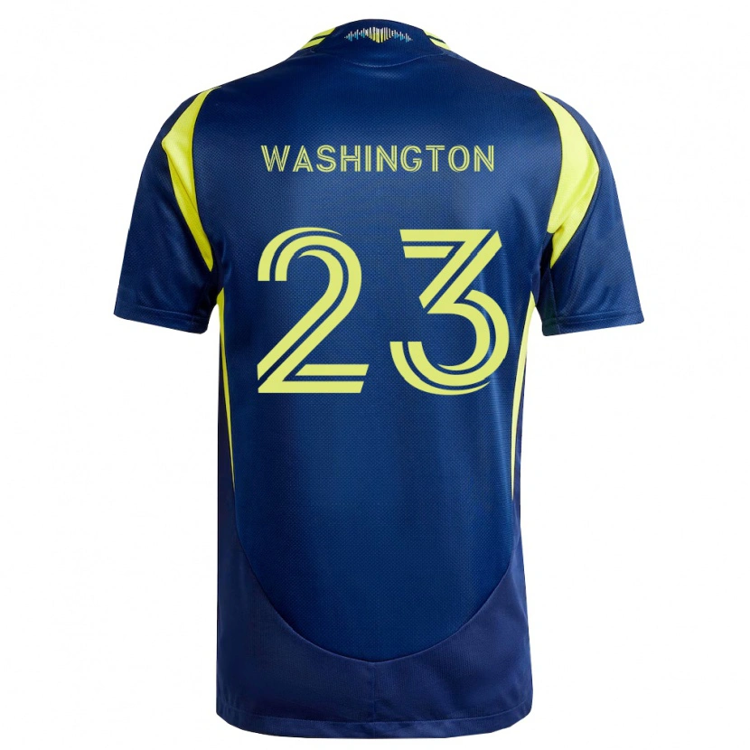Danxen Women Taylor Washington #23 Yellow Navy Blue Away Jersey 2026/27 T-Shirt