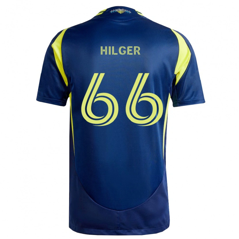Danxen Women Brooks Hilger #66 Yellow Navy Blue Away Jersey 2026/27 T-Shirt